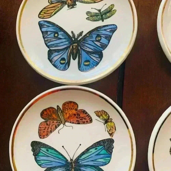 1960s Italian Porcelain Coasters by Bucciarelli Milano - Picture 4 of 9